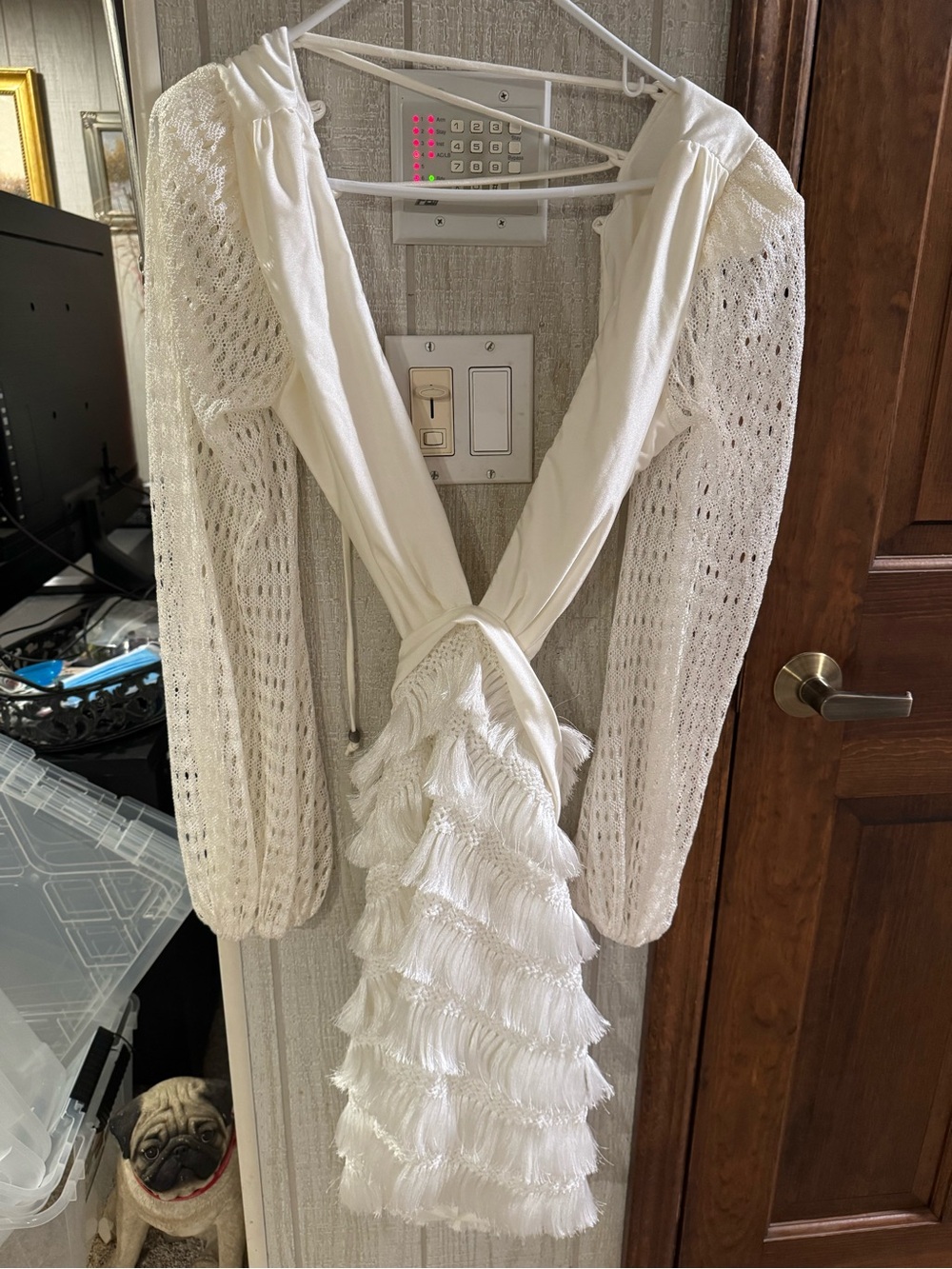 PATBO
Cut Out Fringe Mini Dress size 6
